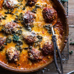 Simple Baked Italian Oregano Meatballs.