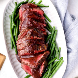 Roast Beef Tenderloin With Red Wine Sauce