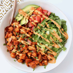 Sweet Potato Vegan Burrito Bowls