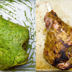 Herbed Leg Of Lamb