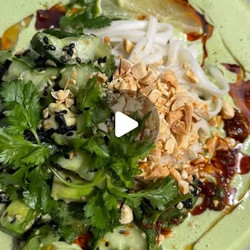 Creamy Cucumber, Miso And Sesame Chilled Noodles