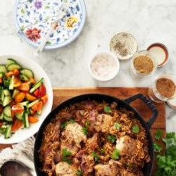 One-pot Baharat Chicken And Rice