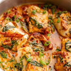 Creamy Sun-dried Tomato Salmon