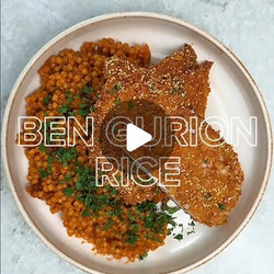 Ben-gurion Rice W/ Schnitzel