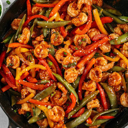 Easy Firecracker Shrimp Stir Fry