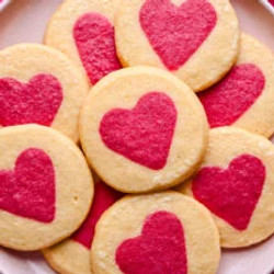 Slice And Bake Valentine's Day Cookies