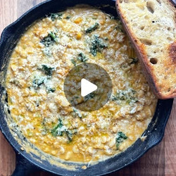 Butter Beans With Squash, Kale, Parmesan And Gruyere Cheese