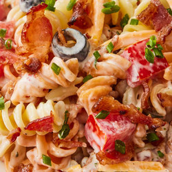 Bacon Ranch Pasta Salad