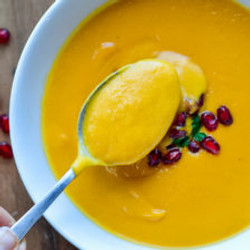 Easy Thai Style Butternut Squash Soup {vegan, Paleo}