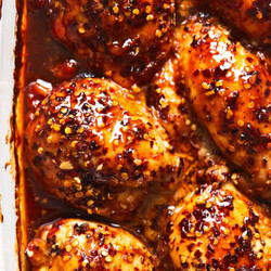 Honey Garlic Chicken Thighs Recipe