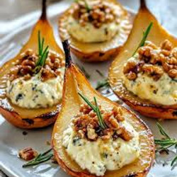 Blue Cheese Stuffed Pears 🍐🧀✨