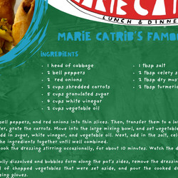 Marie Catrib's Famous Coleslaw
