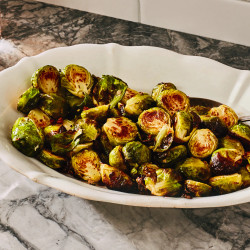 Roasted Brussels Sprouts With Pancetta And Garlic