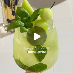 Honeydew Basil Hugo Spritz