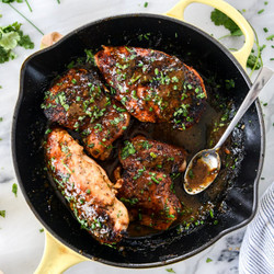 Honey Dijon Skillet Chicken