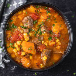 Crock Pot Sweet Potato Beef Stew Recipe