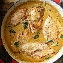 Chicken In Creamy Paprika Sauce