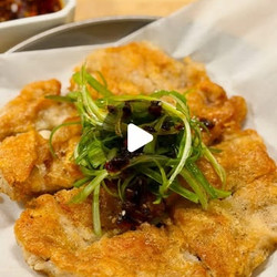 Crispy Korean Chicken Pancake (padakjeon)