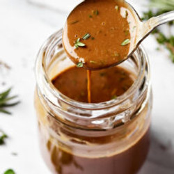 5-minute Creamy Maple Balsamic Vinaigrette