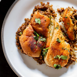 Lentil Keema Pav Casserole