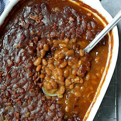 Kicked-up Canned Baked Beans