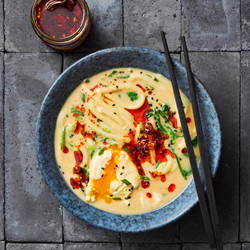 15-minute One Pot Creamy Miso Udon Noodles