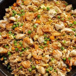 Shrimp And Chicken Fried Rice