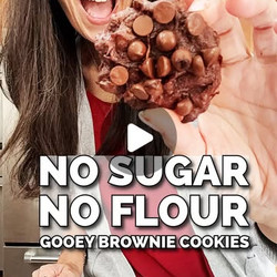 Healthy Chocolate Fudgie Cookies