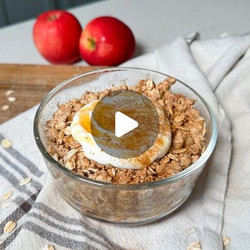 2 Minute Apple Crumble