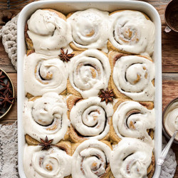 High Altitude Pumpkin Spice Cinnamon Rolls