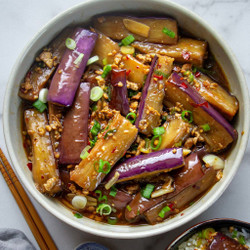 Spicy Garlic Eggplant (鱼香茄子)