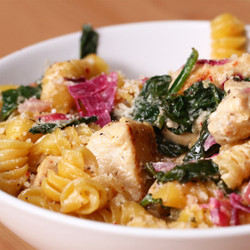 Creamy Lemon Butter Chicken Pasta Recipe By Tasty