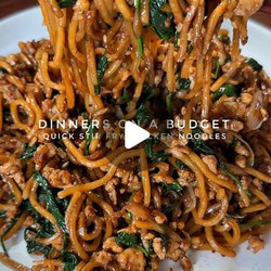 Quick Chicken Noodle Stir Fry