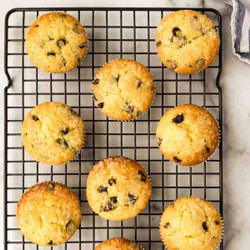 Sourdough Chocolate Chip Muffins