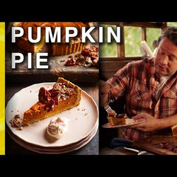 Rustic Pumpkin Pie With Pecan Praline