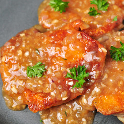 Crispy Chicken &amp; Garlic Lemon Sauce