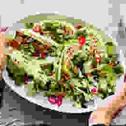 Griddled Cabbage With Tahini Dressing