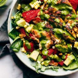 Summer Chipotle Chicken Cobb Salad With Cilantro Vinaigrette