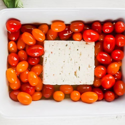 Keto Baked Feta Pasta