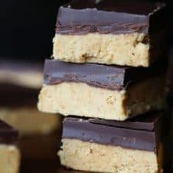 No Bake Chocolate &amp; Honey Peanut Butter Bars