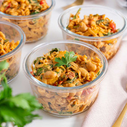 High-protein Vegan 'marry Me Pasta' (meal-prep)