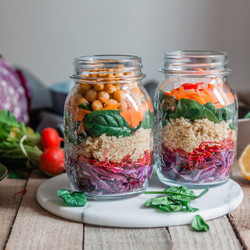 5 Mason Jar Salad Recipes For Healthy Lunches All Week Long