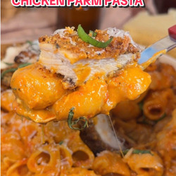One-pan Chicken Parm Pasta With Crispy Chicken Cutlets