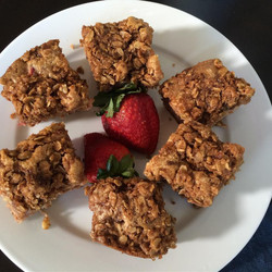 Grandma Moyer's Rhubarb And Strawberry Coffee Cake