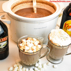Crock Pot Hot Chocolate With Kahlua Or Baileys