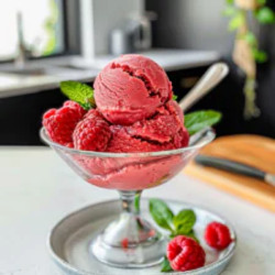 Fresh Raspberry Sorbet
