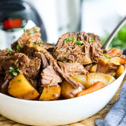 Southern Pot Roast With Potatoes And Carrots