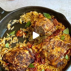 Cajun Chicken With Orzo One Pot