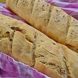 Glutenfreie Baguette-brote