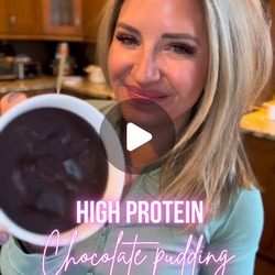 High Protein Chocolate Pudding